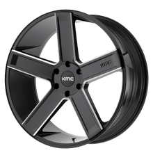 Load image into Gallery viewer, KM70222900915 - KMC KM702 Duece 22X9 BLANK  15mm Satin Black Milled - KMC Wheels Canada