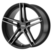 Charger l'image dans la galerie, KM70399557535 - KMC KM703 Monophonic 19X9.5 5X112  35mm Satin Black Titanium Black Face - KMC Wheels Canada