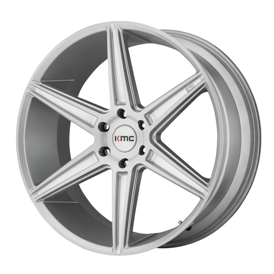 KM71222963430 - KMC KM712 Prism Truck 22X9.5 6X135  30mm Brushed Silver - KMC Wheels Canada