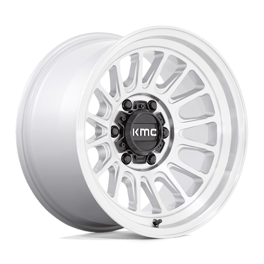 KM72468068500US - KMC KM724 Impact 16X8 6X139.7  0mm Silver Machined - KMC Wheels Canada
