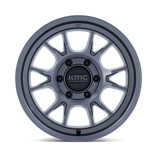 KM729AX17857710N - KMC KM729 Range 17X8.5 6X120 -10MM Matte Anthracite - KMC Wheels Canada