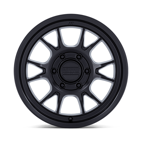 KM729MX17856300 - KMC KM729 Range 17X8.5 6X135 0MM Matte Black - KMC Wheels Canada