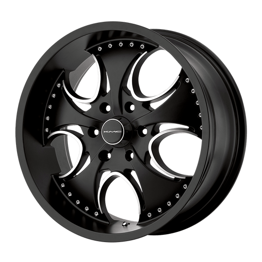 KM75524934712 - KMC KM755 Venom 24X9.5 5X120.65  12mm Matte Black - KMC Wheels Canada
