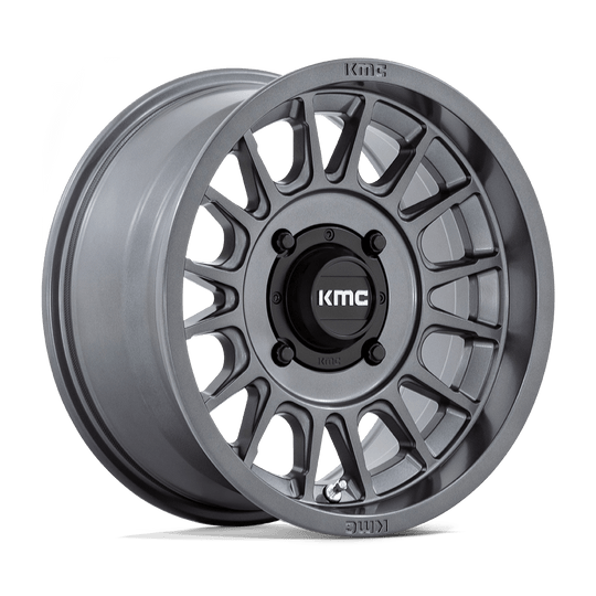 KS138AX15704810 - KMC KS138 Impact 15X7 4X137  10mm Anthracite - KMC Wheels Canada