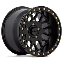 Charger l'image dans la galerie, KS23556044738 - KMC KS235 Grenade Beadlock 15X6 4X156  38mm Satin Black - KMC Wheels Canada