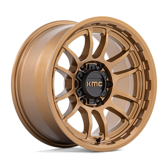 KM727ZX17856810N - KMC KM727 Wrath 17X8.5 6X139.7 -10 mm Matte Bronze - KMC Wheels Canada