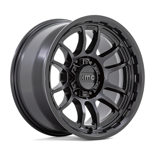 KM727MX17855000 - KMC KM727 Wrath 17X8.5 5X127  0mm Satin Black - KMC Wheels Canada