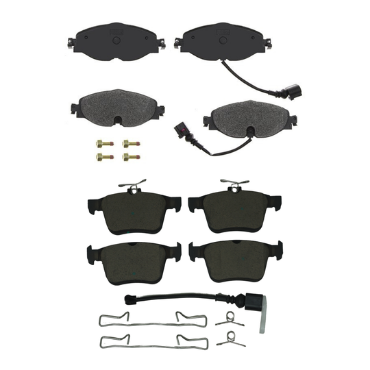 KPP10120 Bremex Front and Rear Ceramic Brake Pad Kit Bremex Canada
