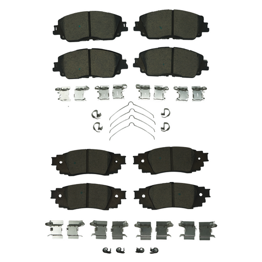 KPP10140 Bremex Front and Rear Ceramic Brake Pad Kit Bremex Canada