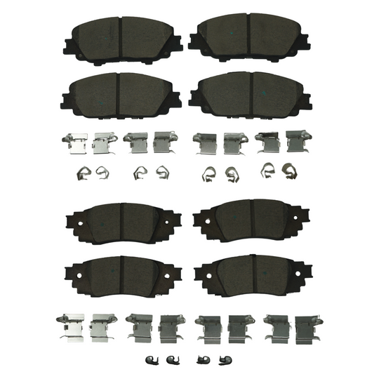 KPP10160 Bremex Front and Rear Ceramic Brake Pad Kit Bremex Canada
