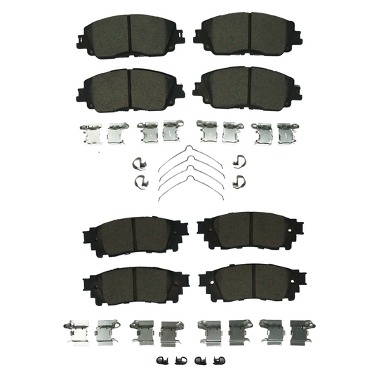 KPP10170 Bremex Front and Rear Ceramic Brake Pad Kit Bremex Canada