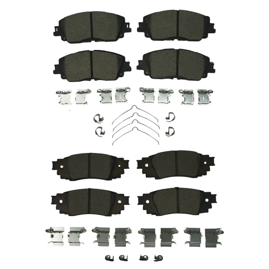 KPP10180 Bremex Front and Rear Ceramic Brake Pad Kit Bremex Canada