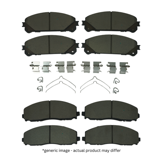 KPP10190 Bremex Front and Rear Ceramic Brake Pad Kit Bremex Canada