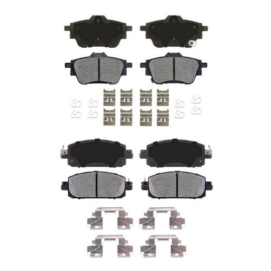 KPP10270 Bremex Front and Rear Ceramic Brake Pad Kit Bremex Canada