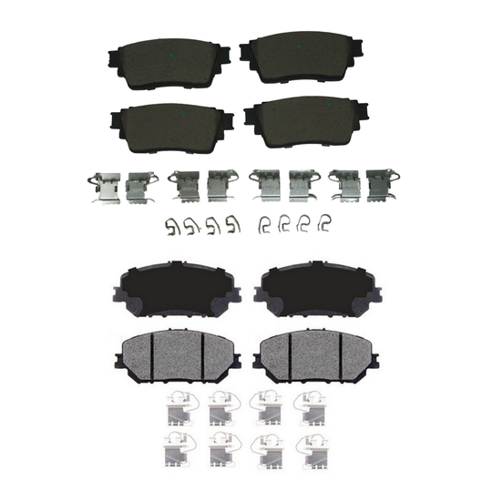 KPP10280 Bremex Front and Rear Ceramic Brake Pad Kit Bremex Canada