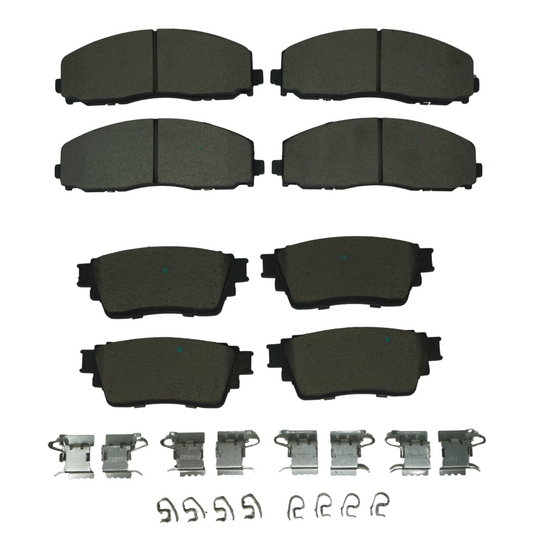 KPP10390 Bremex Front and Rear Ceramic Brake Pad Kit Bremex Canada