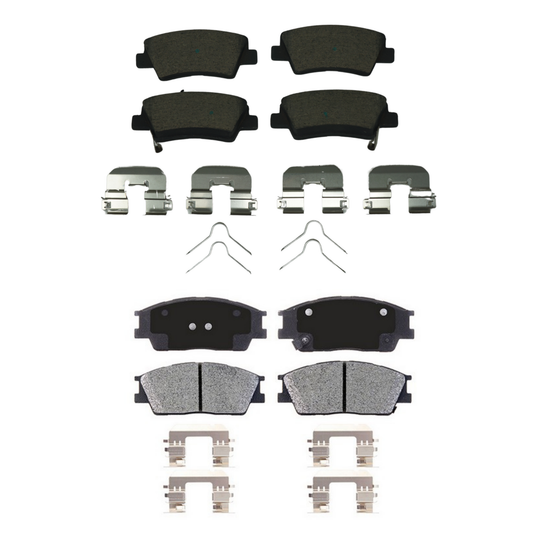 KPP10430 Bremex Front and Rear Ceramic Brake Pad Kit Bremex Canada