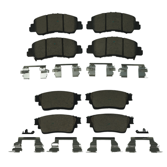 KPP10450 Bremex Front and Rear Ceramic Brake Pad Kit Bremex Canada