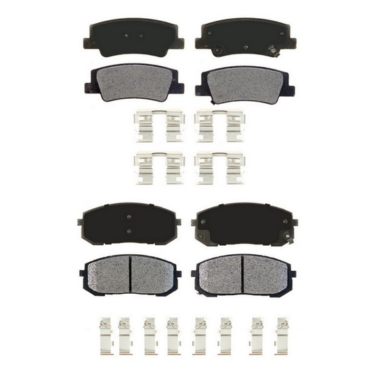 KPP10470 Bremex Front and Rear Ceramic Brake Pad Kit Bremex Canada