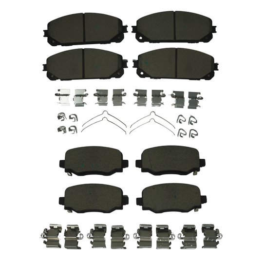 KPP10540 Bremex Front and Rear Ceramic Brake Pad Kit Bremex Canada