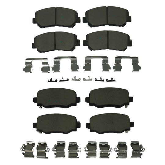 KPP10550 Bremex Front and Rear Ceramic Brake Pad Kit Bremex Canada