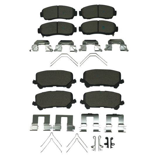 KPP10600 Bremex Front and Rear Ceramic Brake Pad Kit Bremex Canada