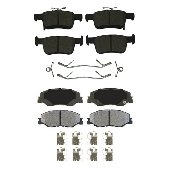 KPP10630 Bremex Front and Rear Ceramic Brake Pad Kit Bremex Canada