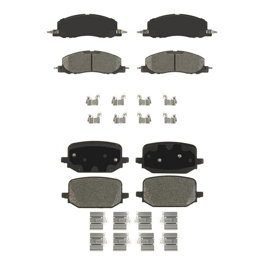 KPP10670 Bremex Front and Rear Ceramic Brake Pad Kit Bremex Canada