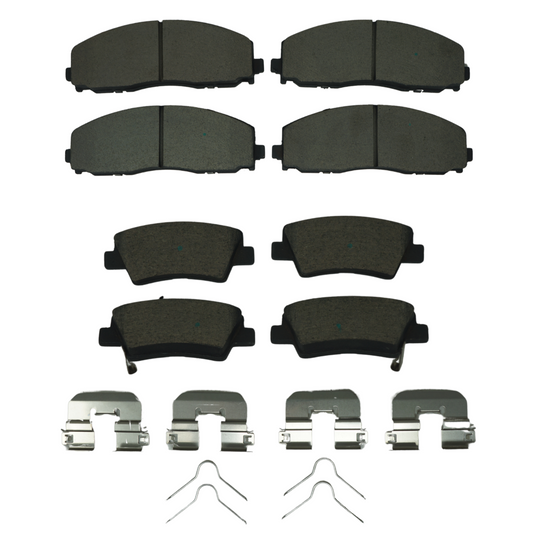 KPP10680 Bremex Front and Rear Ceramic Brake Pad Kit Bremex Canada