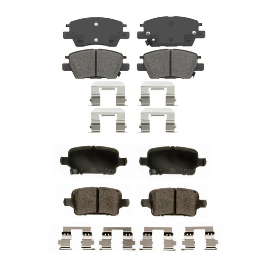 KPP10710 Bremex Front and Rear Ceramic Brake Pad Kit Bremex Canada