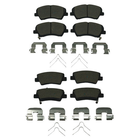 KPP10730 Bremex Front and Rear Ceramic Brake Pad Kit Bremex Canada