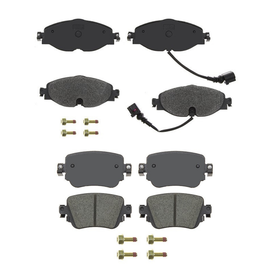 KPP10750 Bremex Front and Rear Ceramic Brake Pad Kit Bremex Canada