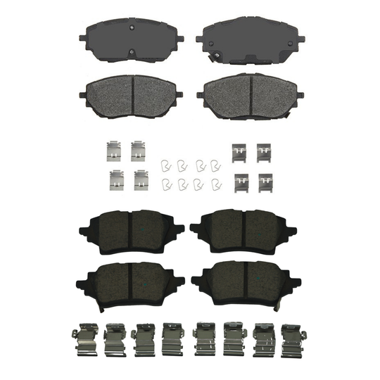 KPP10810 Bremex Front and Rear Ceramic Brake Pad Kit Bremex Canada