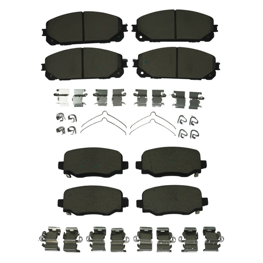 KPP10850 Bremex Front and Rear Ceramic Brake Pad Kit Bremex Canada