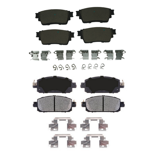 KPP10870 Bremex Front and Rear Ceramic Brake Pad Kit Bremex Canada