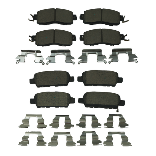 KPP10890 Bremex Front and Rear Ceramic Brake Pad Kit Bremex Canada