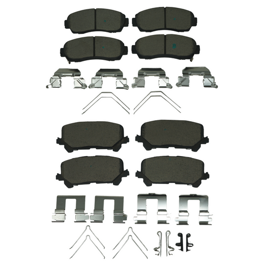 KPP11000 Bremex Front and Rear Ceramic Brake Pad Kit Bremex Canada