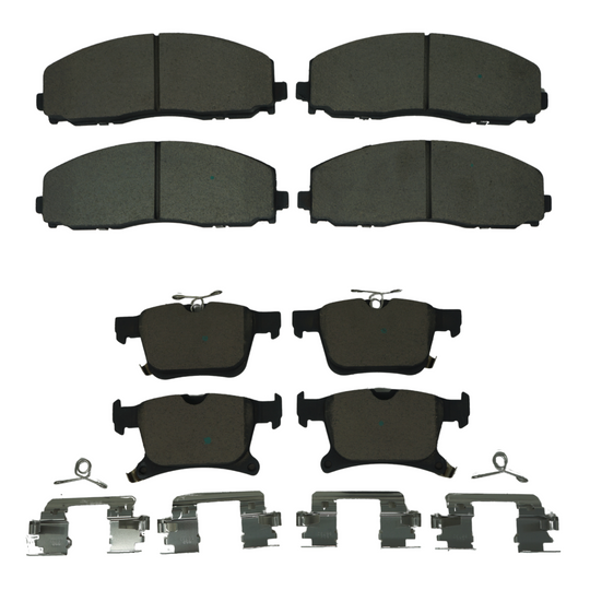 KPP11120 Bremex Front and Rear Ceramic Brake Pad Kit Bremex Canada
