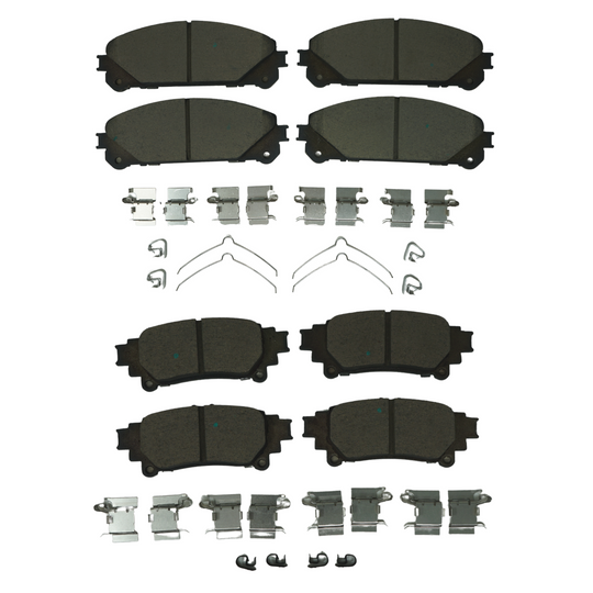 KPP11240 Bremex Front and Rear Ceramic Brake Pad Kit Bremex Canada