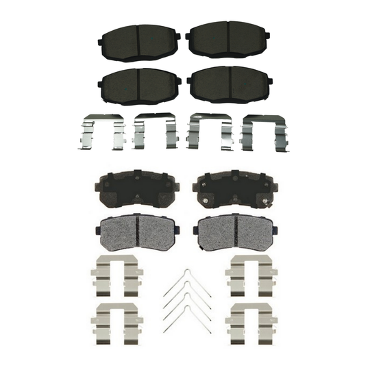 KPP11360 Bremex Front and Rear Ceramic Brake Pad Kit Bremex Canada