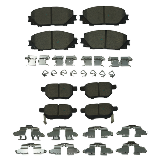 KPP11400 Bremex Front and Rear Ceramic Brake Pad Kit Bremex Canada