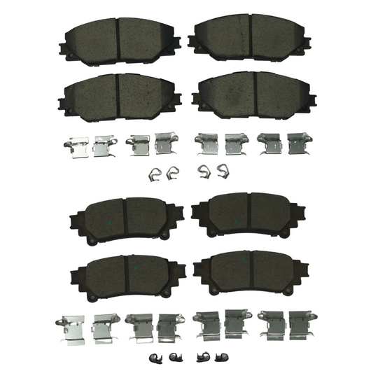 KPP11540 Bremex Front and Rear Ceramic Brake Pad Kit Bremex Canada