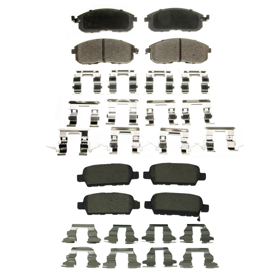 KPP11580 Bremex Front and Rear Ceramic Brake Pad Kit Bremex Canada