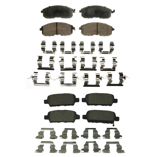 KPP11590 Bremex Front and Rear Ceramic Brake Pad Kit Bremex Canada