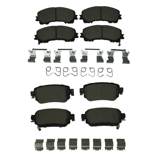 KPP11610 Bremex Front and Rear Ceramic Brake Pad Kit Bremex Canada