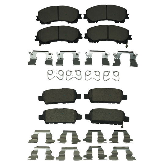 KPP11620 Bremex Front and Rear Ceramic Brake Pad Kit Bremex Canada
