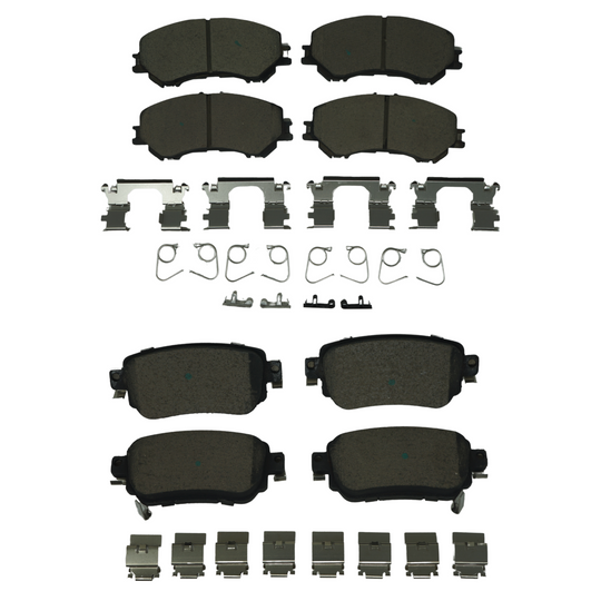 KPP11630 Bremex Front and Rear Ceramic Brake Pad Kit Bremex Canada