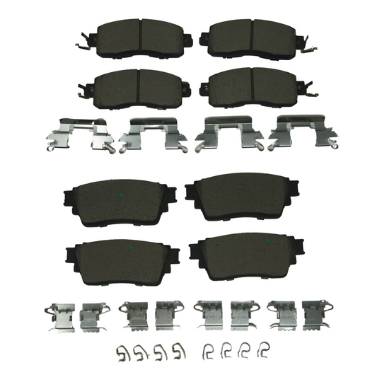 KPP11720 Bremex Front and Rear Ceramic Brake Pad Kit Bremex Canada