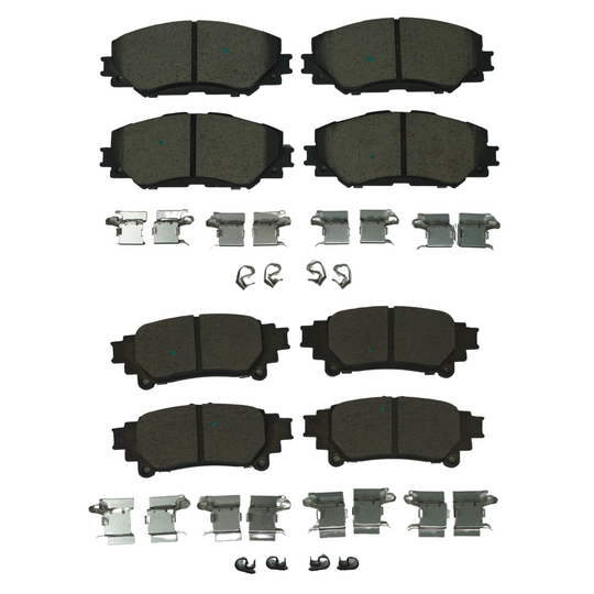 KPP11800 Bremex Front and Rear Ceramic Brake Pad Kit Bremex Canada
