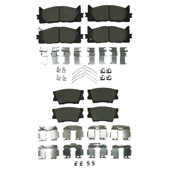 KPP11820 Bremex Front and Rear Ceramic Brake Pad Kit Bremex Canada